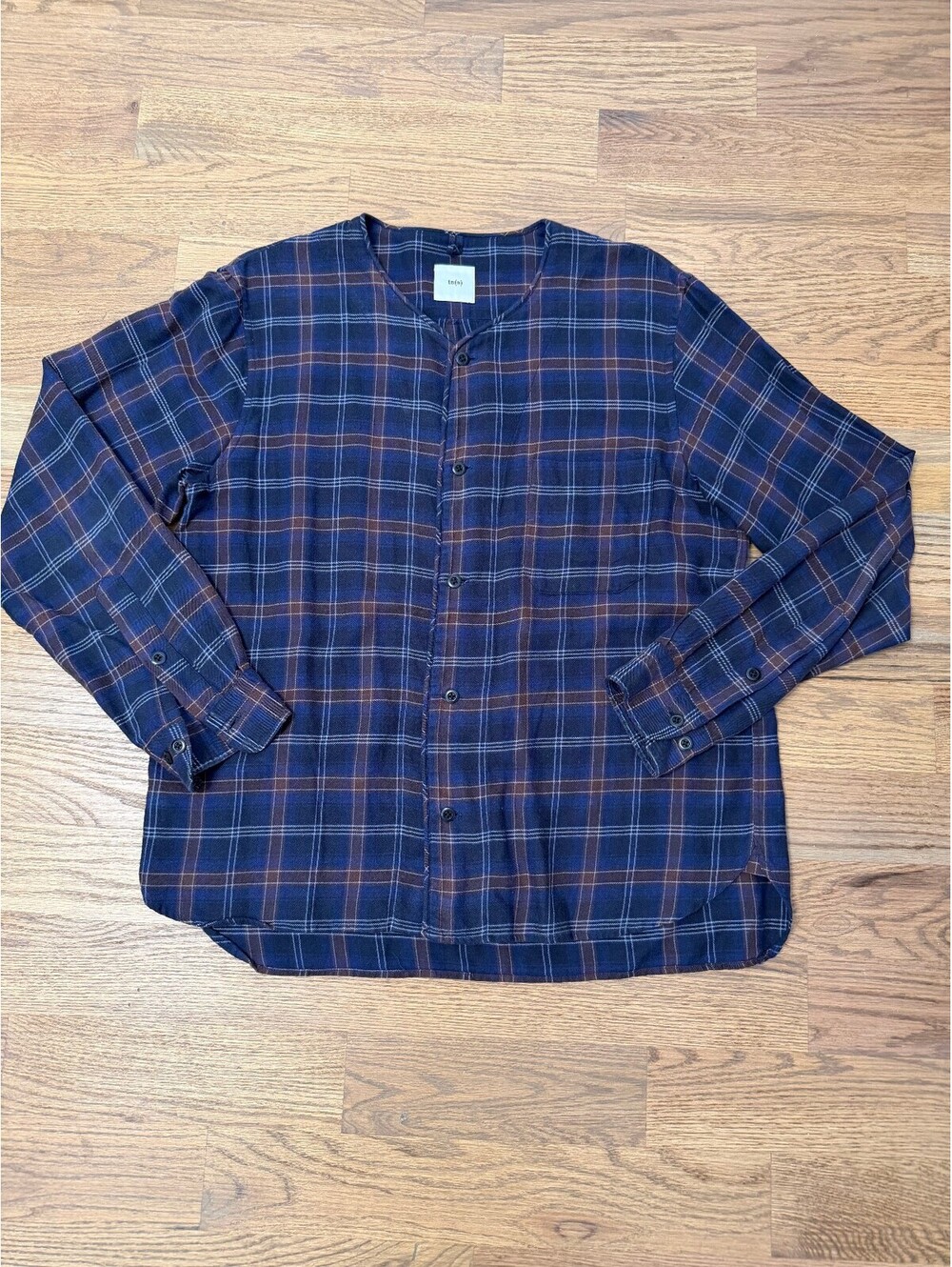 ts(s) Plaid Button-Up Shirt